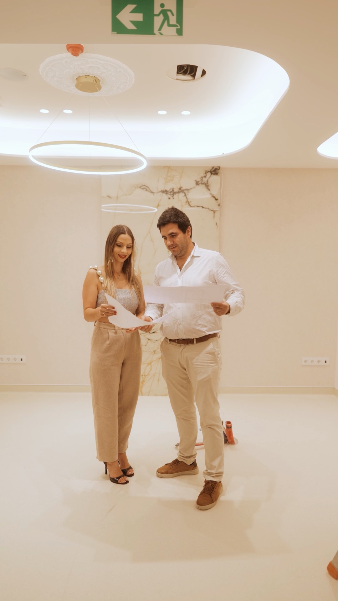 Dra. Marlene e Dr. Nelson na nova Clínica Evidente Sátão